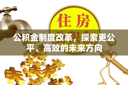 朗县公积金制度改革，探索更公平、高效的未来方向