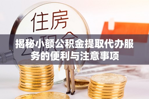 朗县揭秘小额公积金提取代办服务的便利与注意事项
