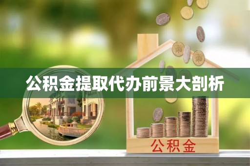 朗县公积金提取代办前景大剖析