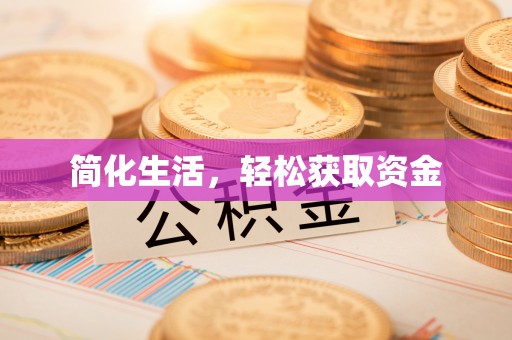 朗县简化生活，轻松获取资金